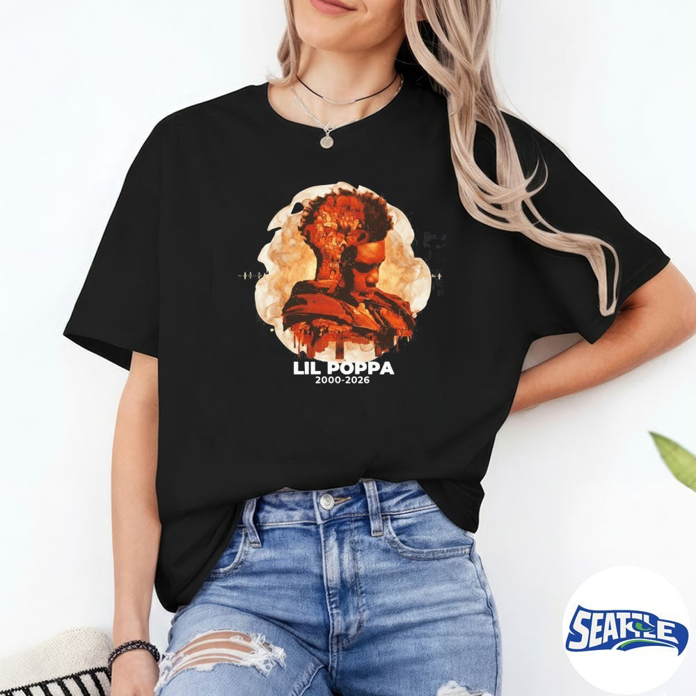Lil Poppa 2000-2026 Memorial Rap Tribute shirt
