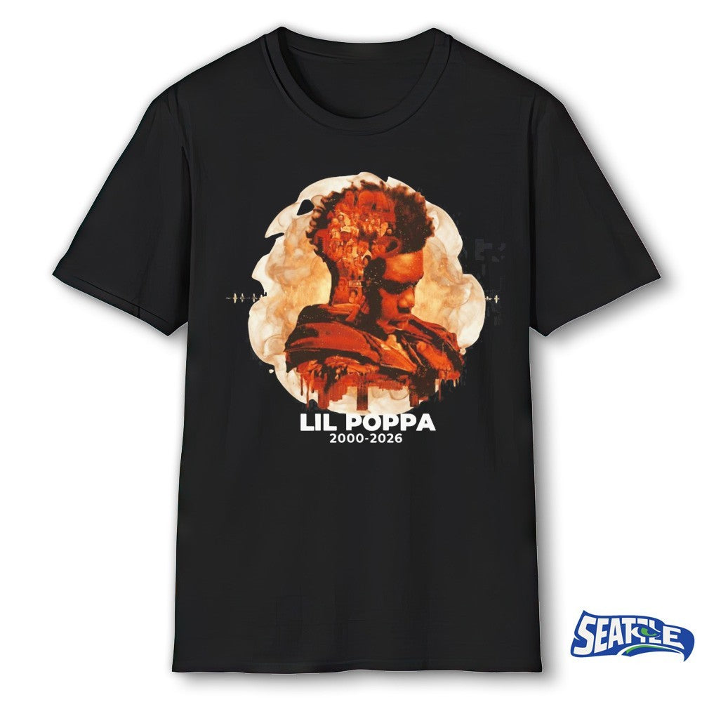 Lil Poppa 2000-2026 Memorial Rap Tribute shirt
