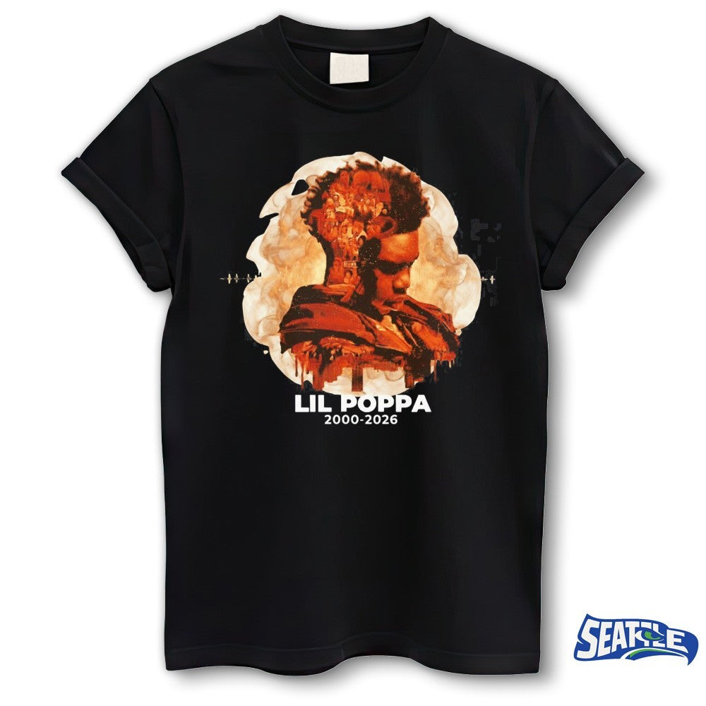 Lil Poppa 2000-2026 Memorial Rap Tribute shirt
