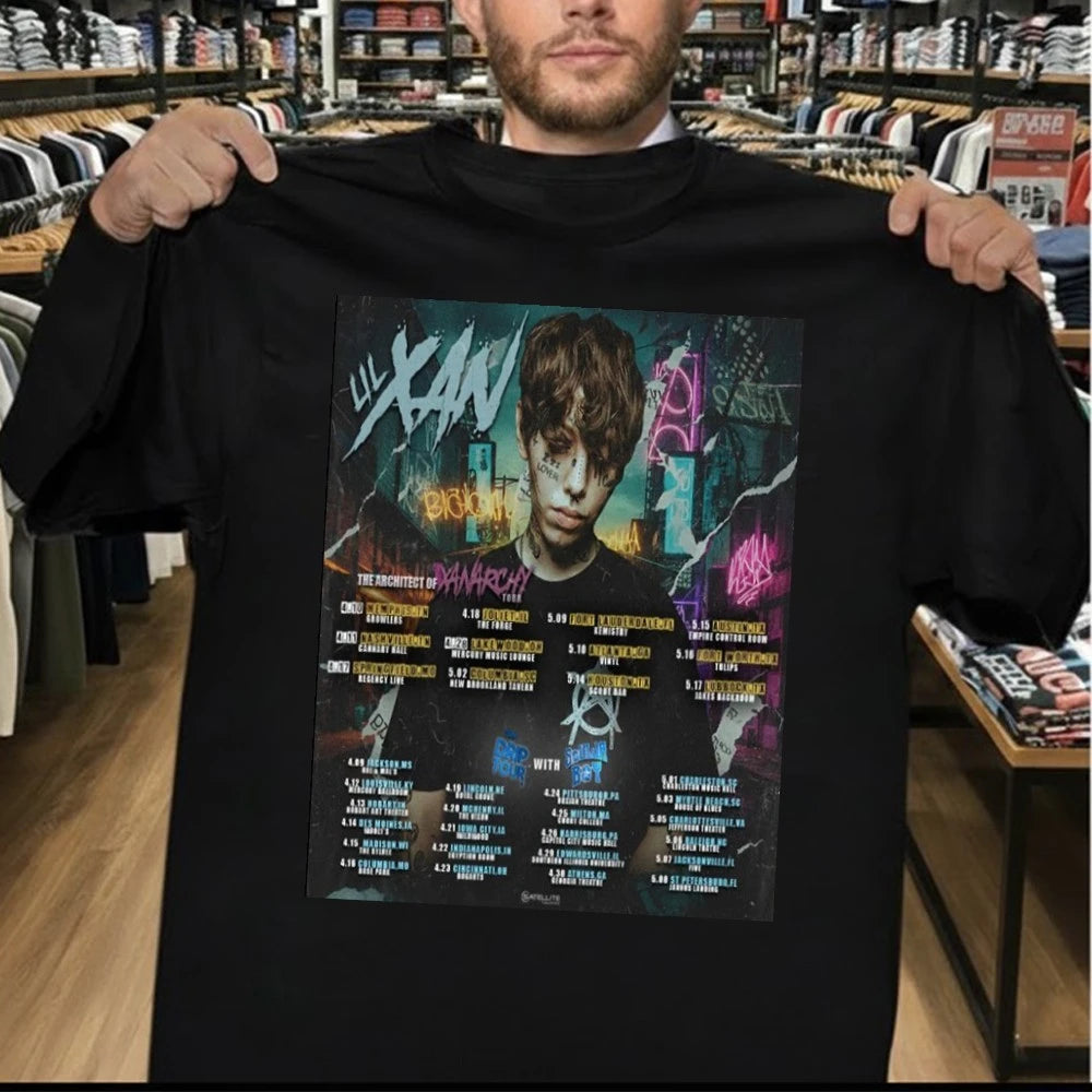 Lil Xan The Architect of XanArchy Tour 2026 Schedule Venue Tour Dates Poster Shirt