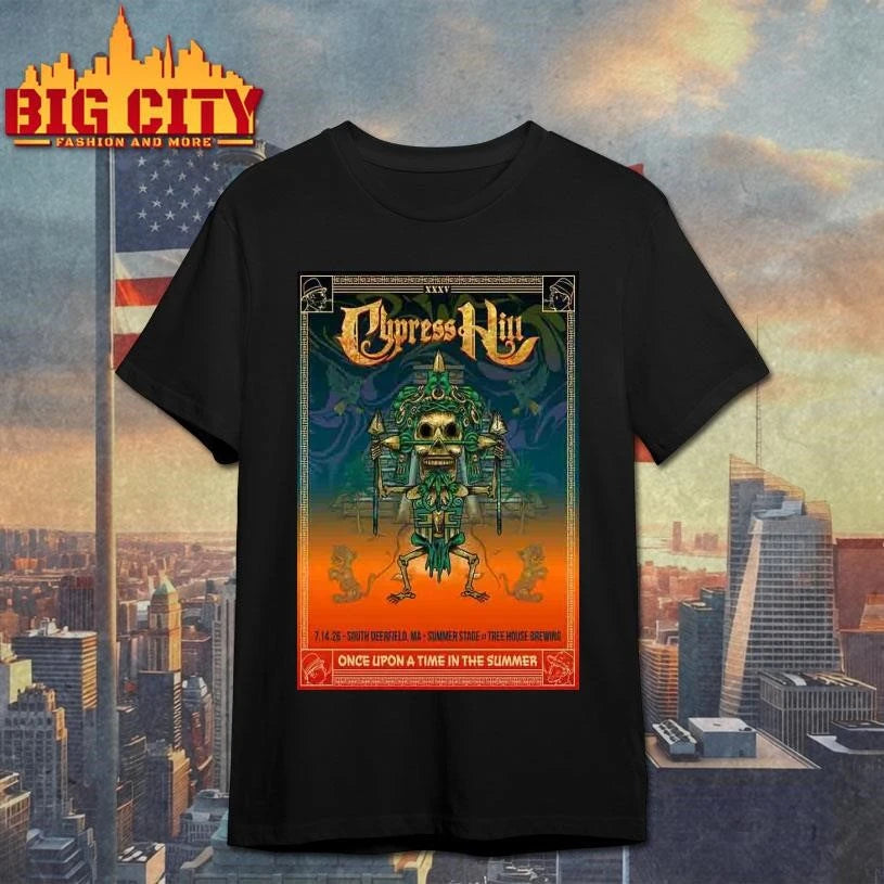 Limited Edition Cypress Hill July 14 2026 Deerfield MA Poster Shirt