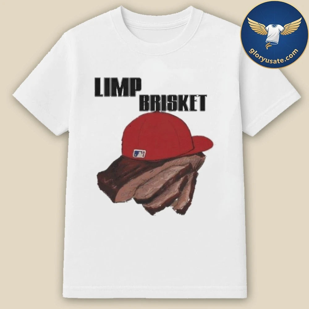Limp Brisket Hat Red shirt