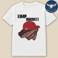 Limp Brisket Hat Red shirt