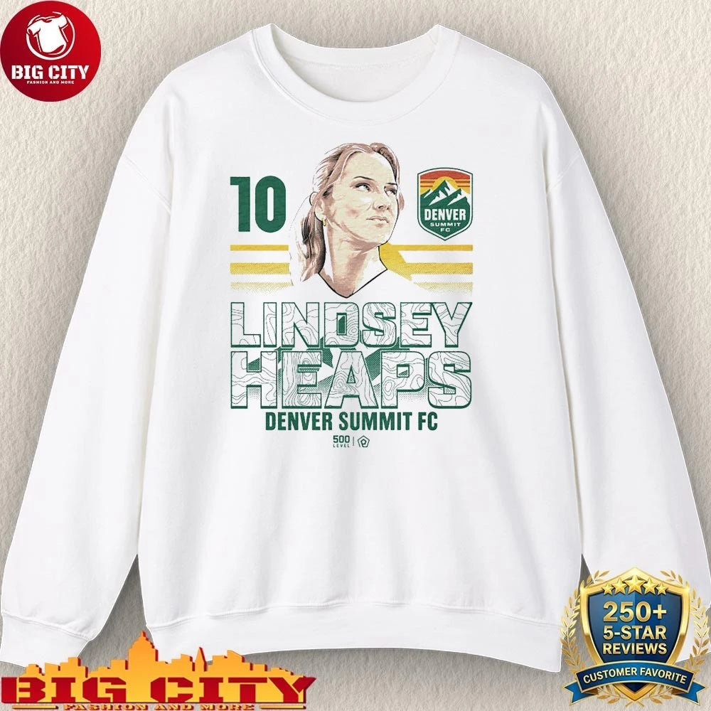 Lindsey Heaps 10 Denver Summit FC Vector shirt