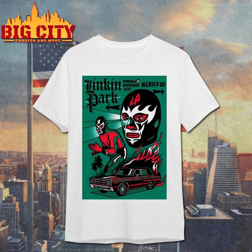 Linkin Park 11-16-2025 Mexico City Poster Shirt