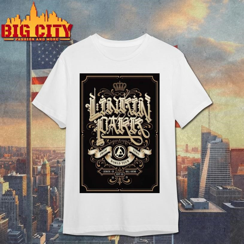 Linkin Park At Denver, CO 09.03.2025 Poster Shirt
