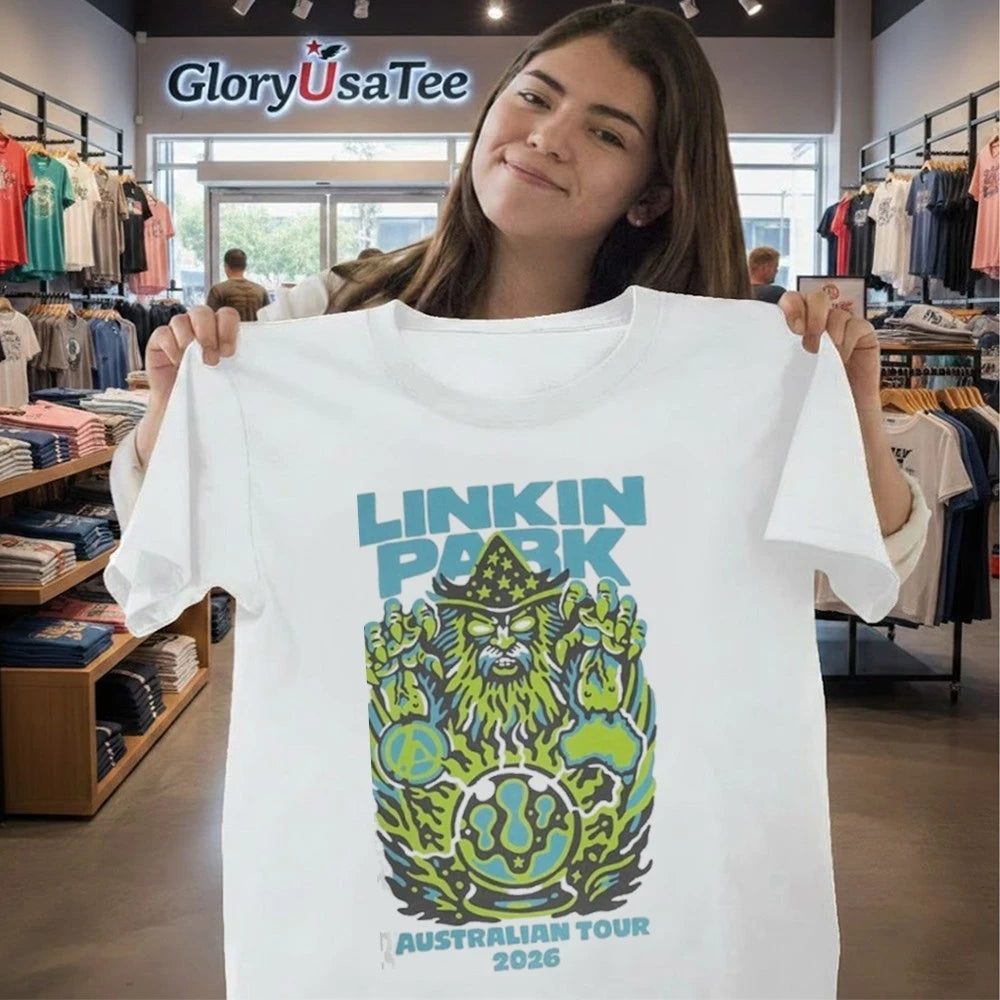 Linkin Park Australia New Zealand From Zero World Tour 2026 Wizard Shirt