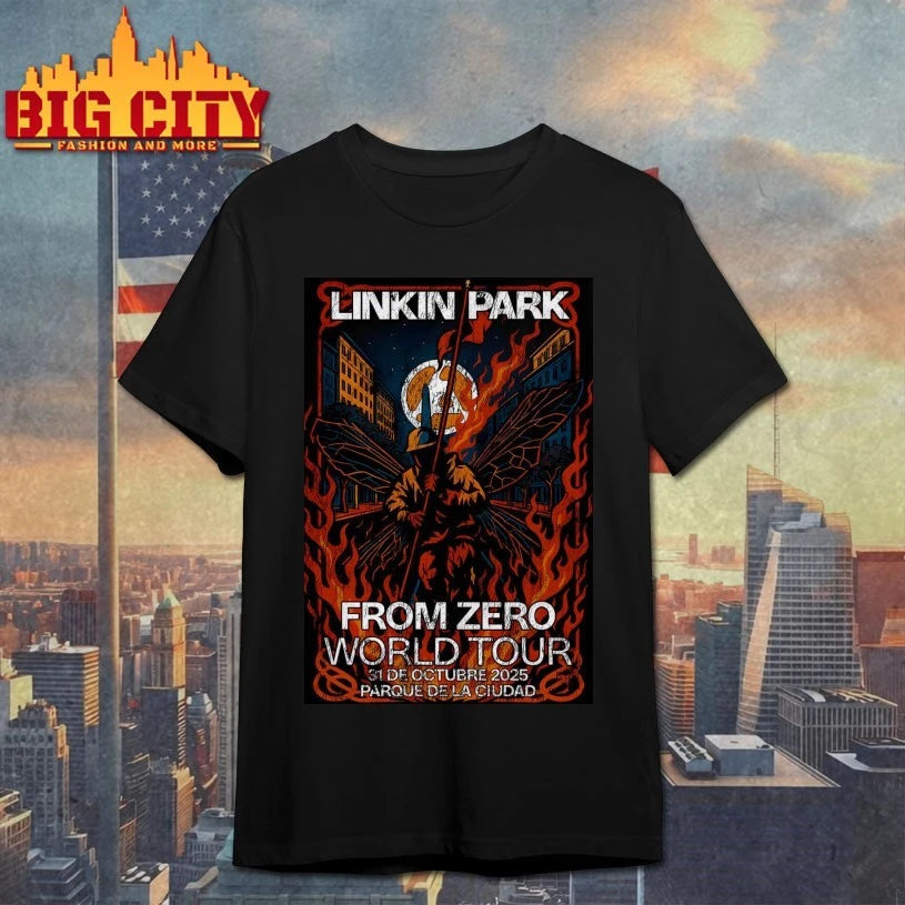 Linkin Park From Zero Oct 31 2025 Parque De La Ciudad Concert Poster shirt