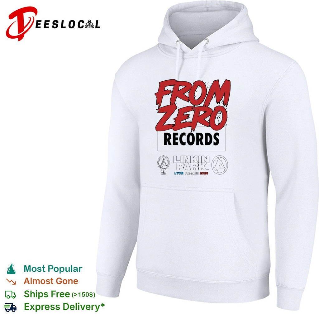 Linkin Park From Zero Records Lyon France 2026 tour shirt