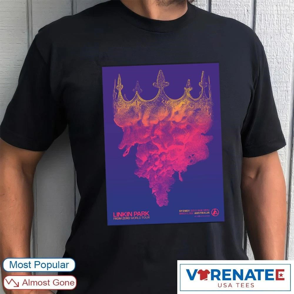Linkin Park From Zero World Tour 2026 Sydney Australia Night 2 Gig Qudos Bank Arena March 15 shirt