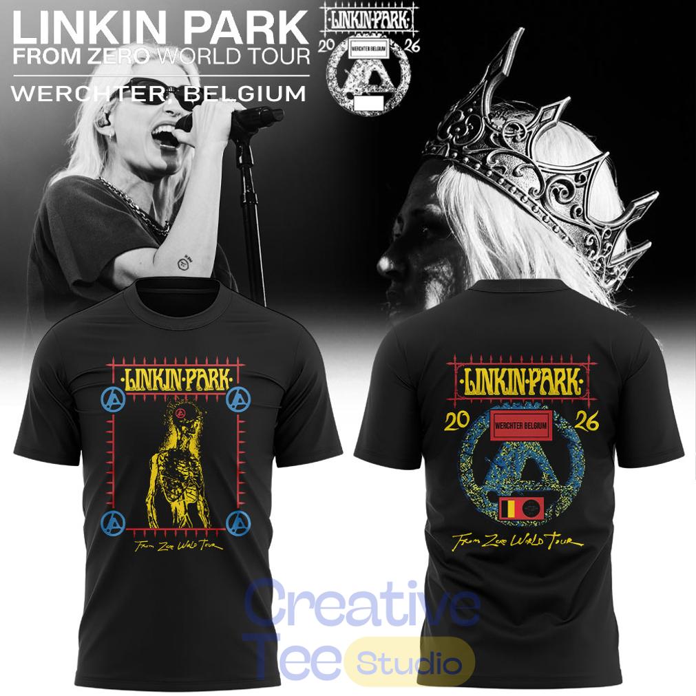 Linkin Park From Zero World Tour 2026 in Werchter, Belgium Limited Tee Hoodie