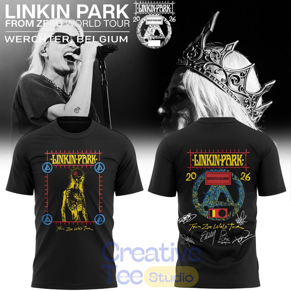 Linkin Park From Zero World Tour 2026 in Werchter, Belgium Limited Tee Hoodie