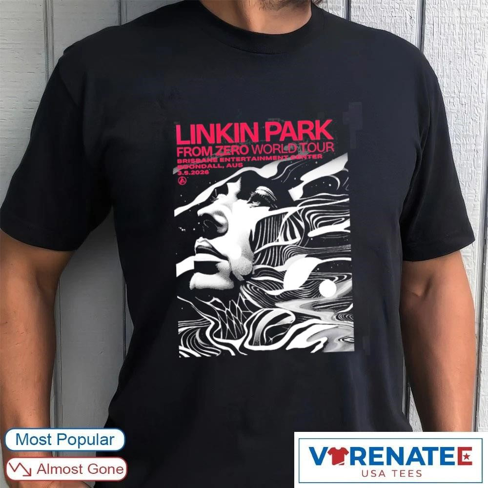 Linkin Park From Zero World Tour Boondall Australia 2026 Night 1 Gig Brisbane Entertainment Center March 3 shirt