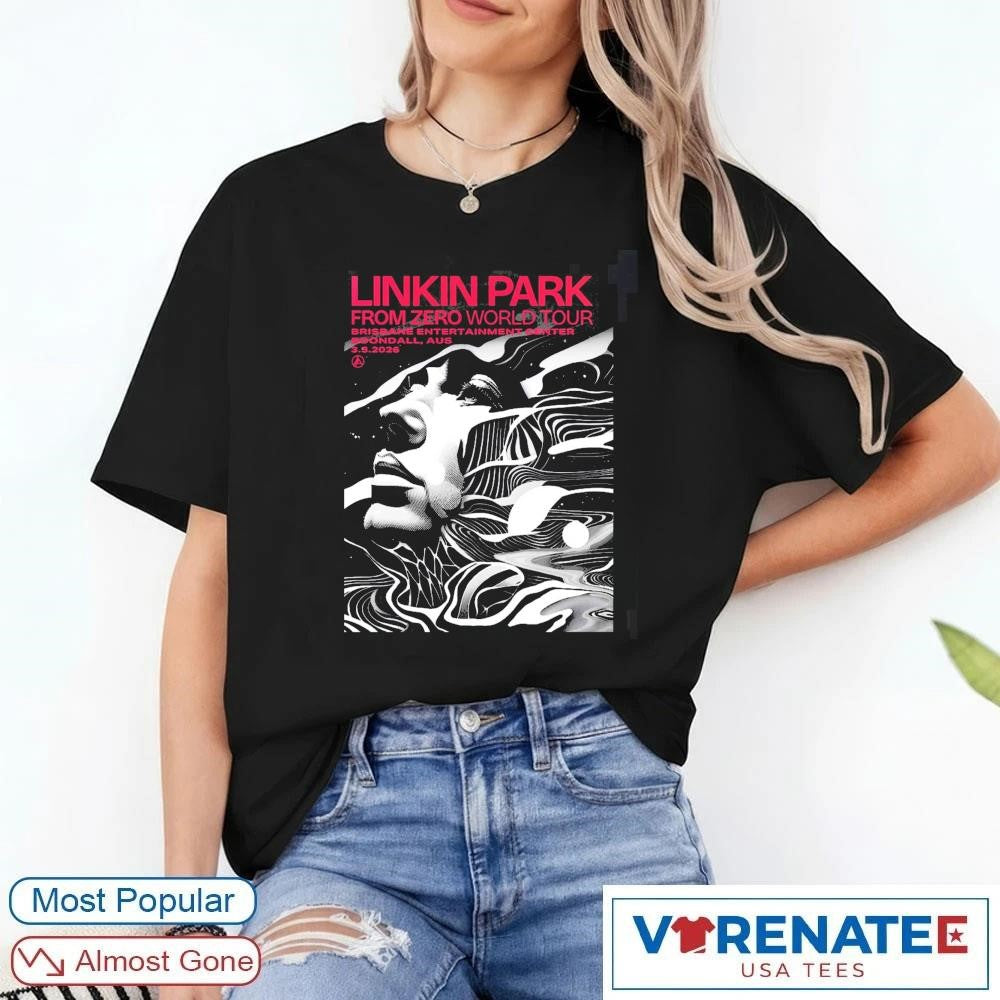 Linkin Park From Zero World Tour Boondall Australia 2026 Night 1 Gig Brisbane Entertainment Center March 3 shirt