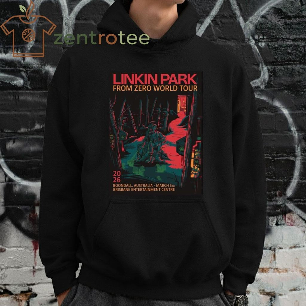 Linkin Park From Zero World Tour Boondall Australia 2026 Night 2 Gig Poster shirt