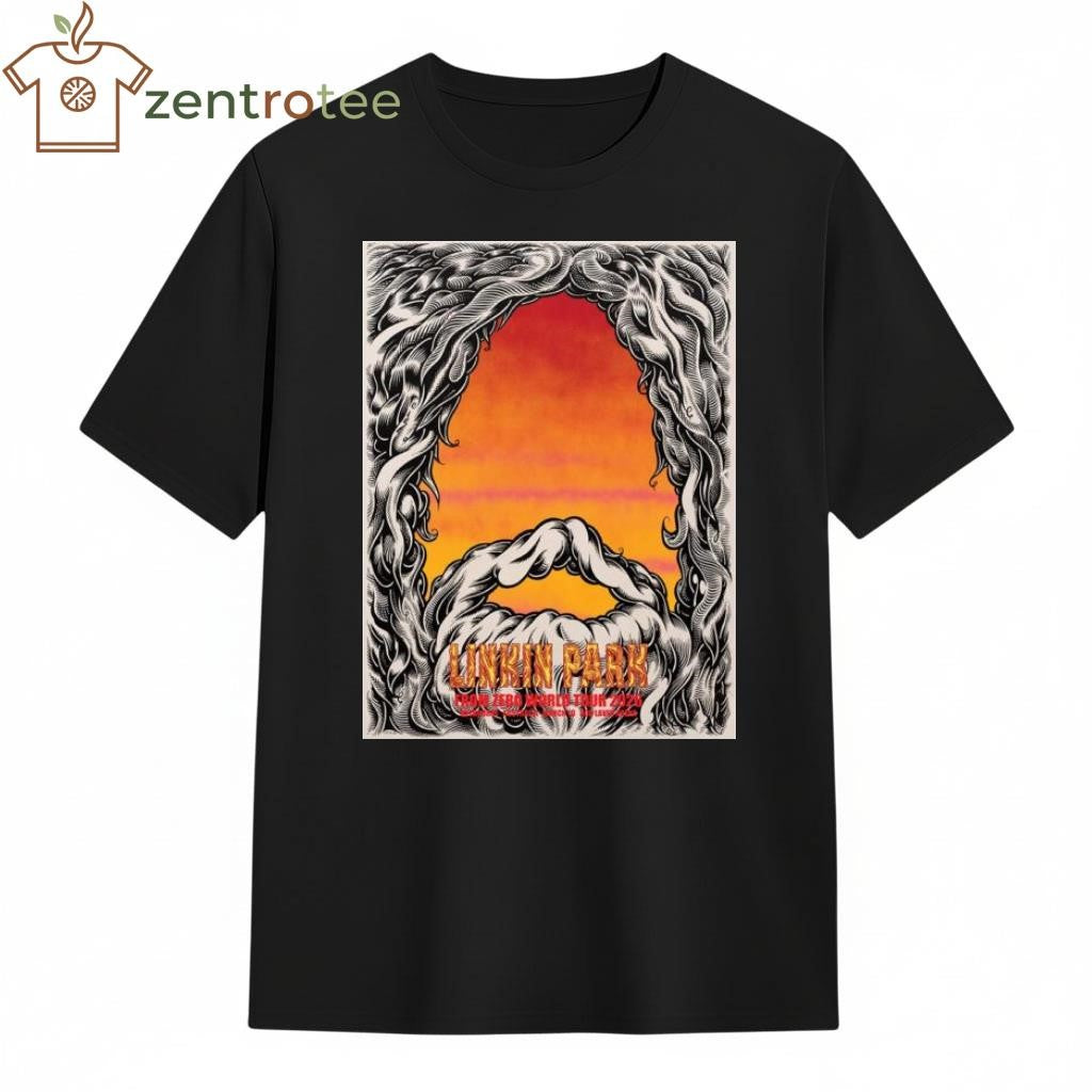 Linkin Park From Zero World Tour Melbourne Australia 2026 Night 2 Gig Poster shirt