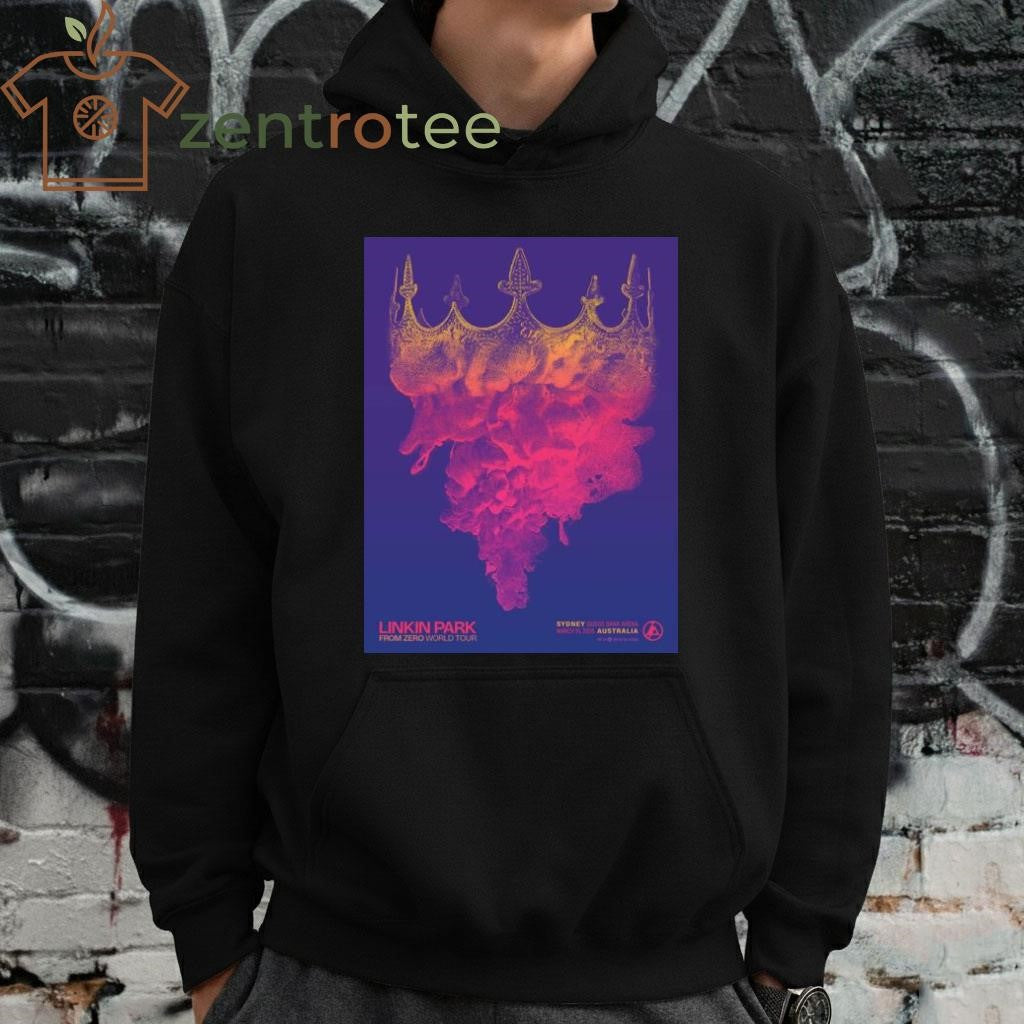 Linkin Park From Zero World Tour Sydney Australia 2026 Night 2 Gig Poster shirt