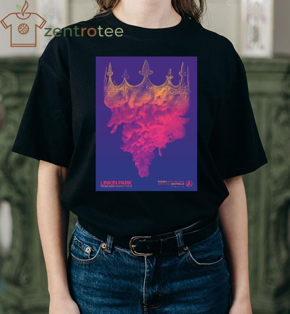 Linkin Park From Zero World Tour Sydney Australia 2026 Night 2 Gig Poster shirt