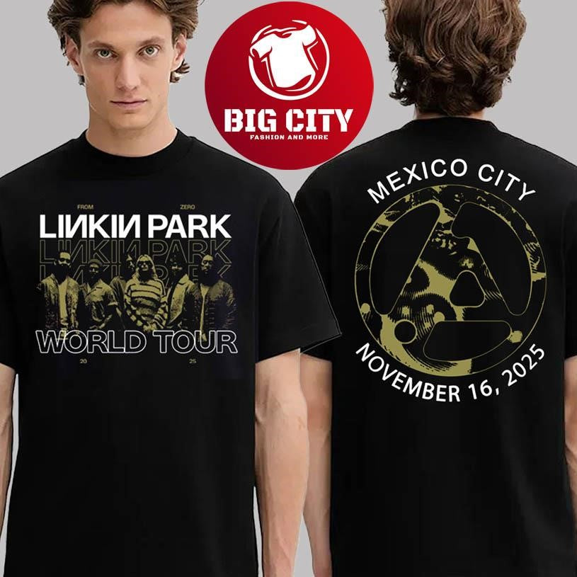 Linkin Park Mexico 2025 Venues Two Sided Shirt