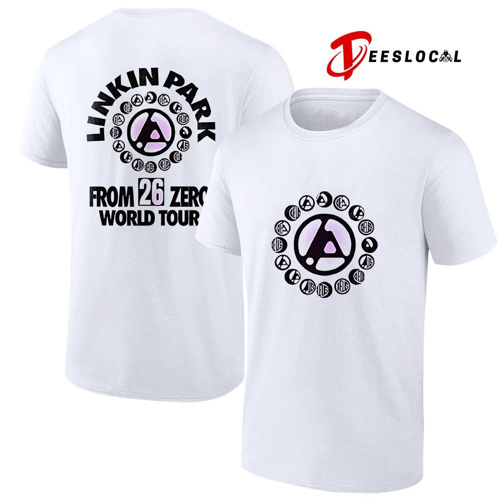 Linkin Park X Deus Ex Machine Madrid Spain From Zero logo shirt