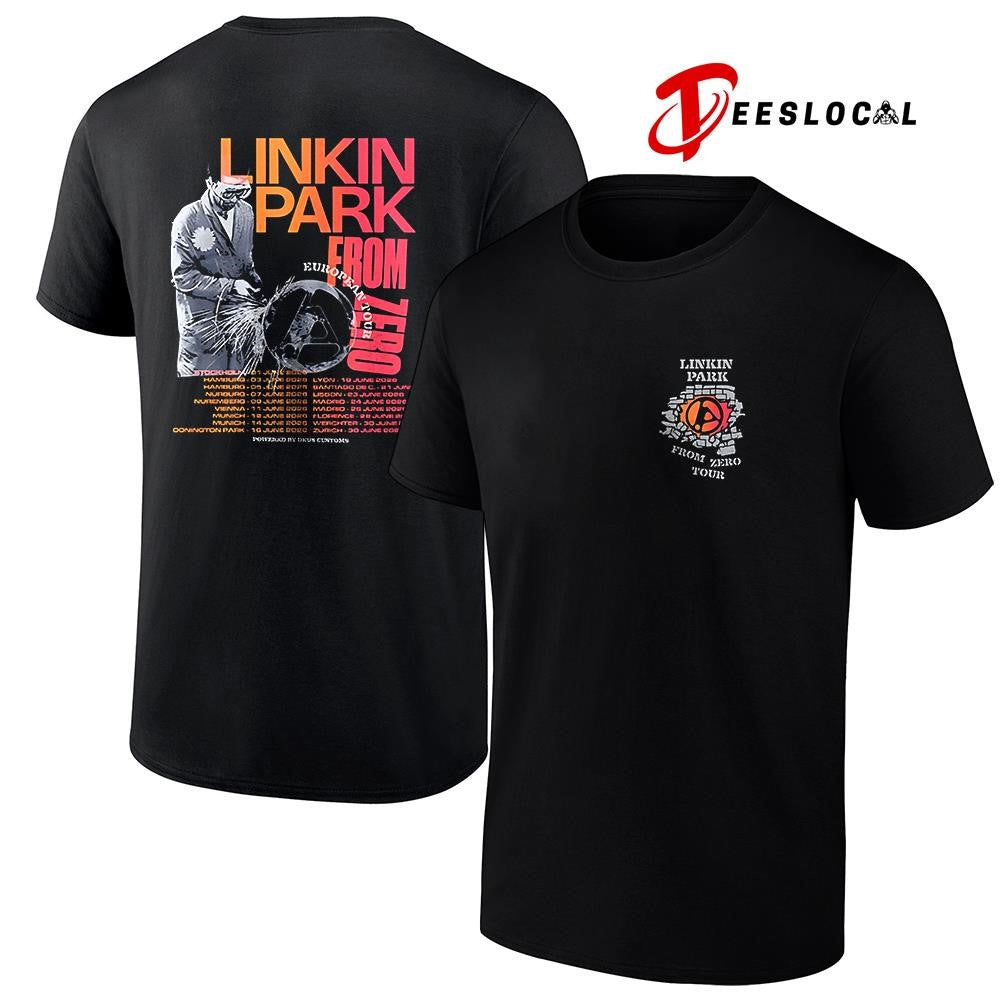 Linkin Park X Deus Ex Machine Madrid Spain From Zero metal worker shirt
