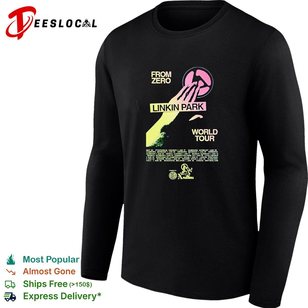 Linkin Park x Deus Ex Machine Madrid Spain 2026 Zero The Hand shirt
