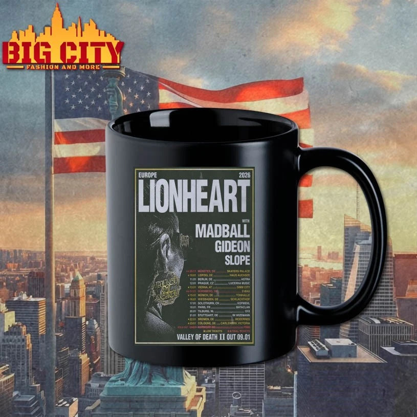 Lionheart Europe 2026 Shows Poster shirt