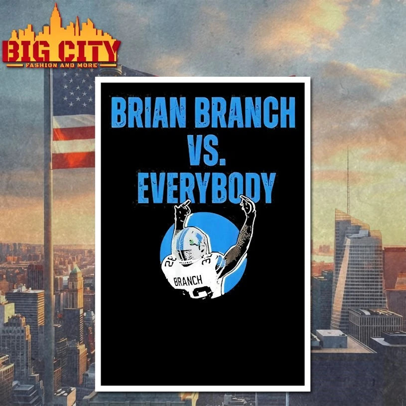 Lions Brian Branch Vs Everybody Shirt