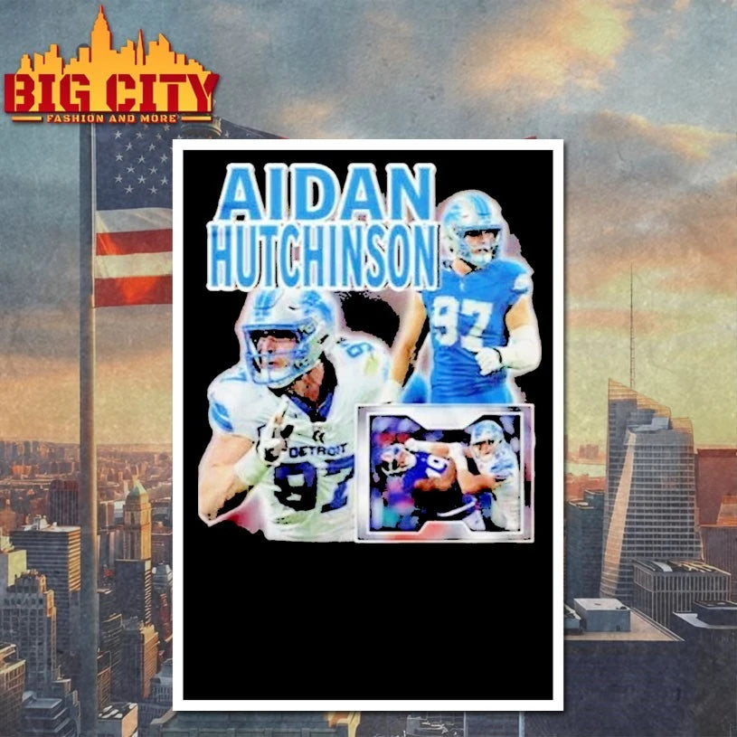 Lions Tyleik Williams Aidan Hutchinson Shirt