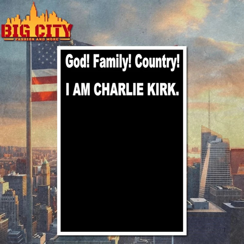 Lisa Robinson Wearing God Family Country I Am Charlie Kirk shirt