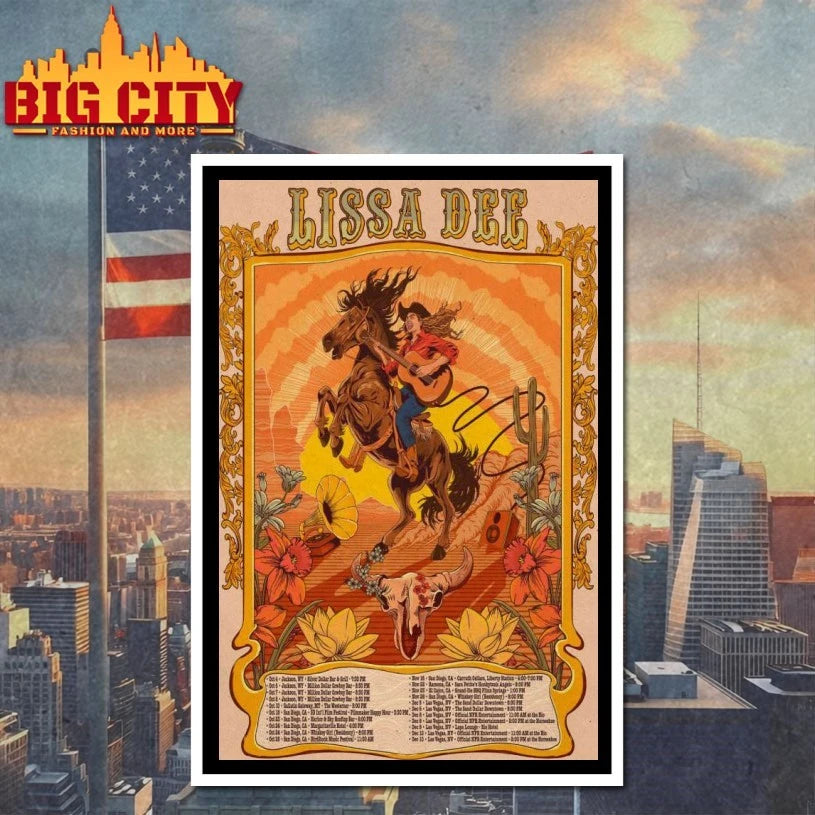 Lissa Dee Tour Oct, Nov + Dec 2025 Poster shirt