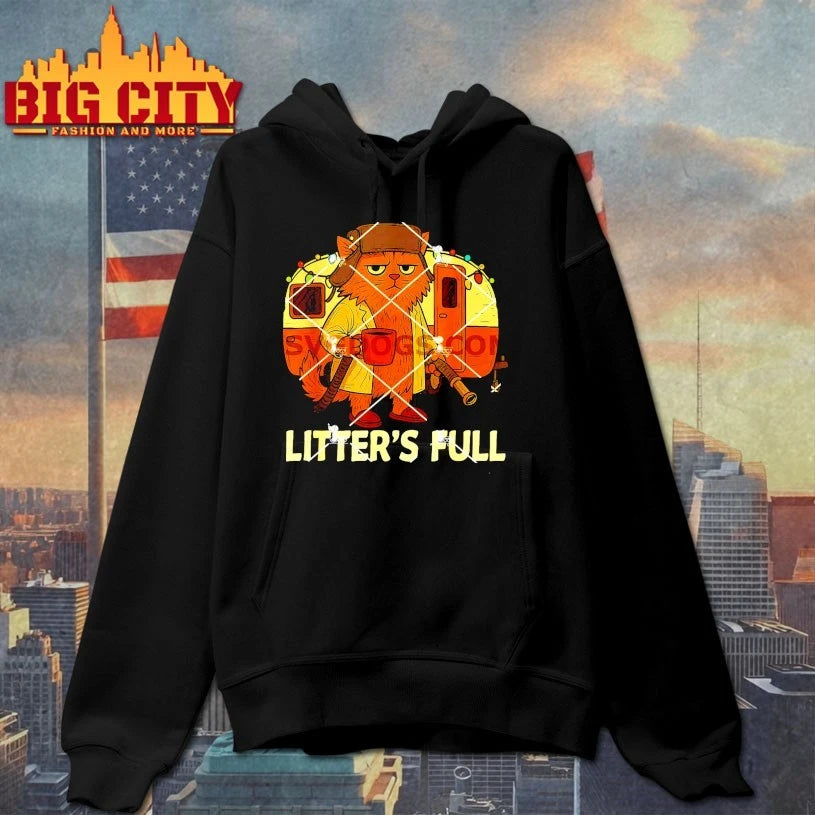 Litter’s Full Christmas Cat Parody shirt
