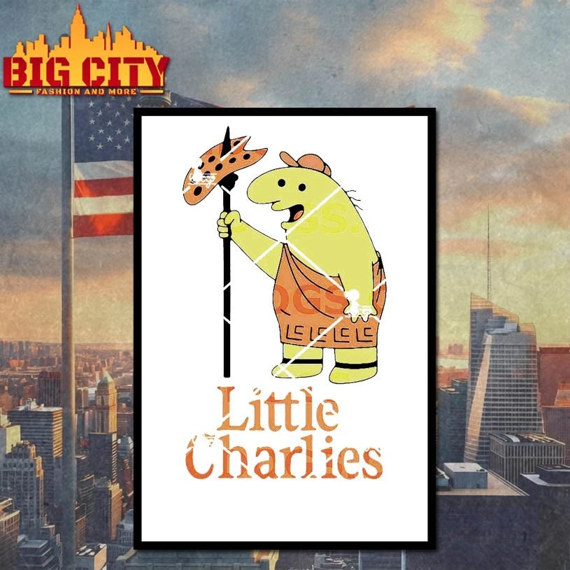 Little Charlie’s Smiling Pizza Parody for Friends Joke shirt
