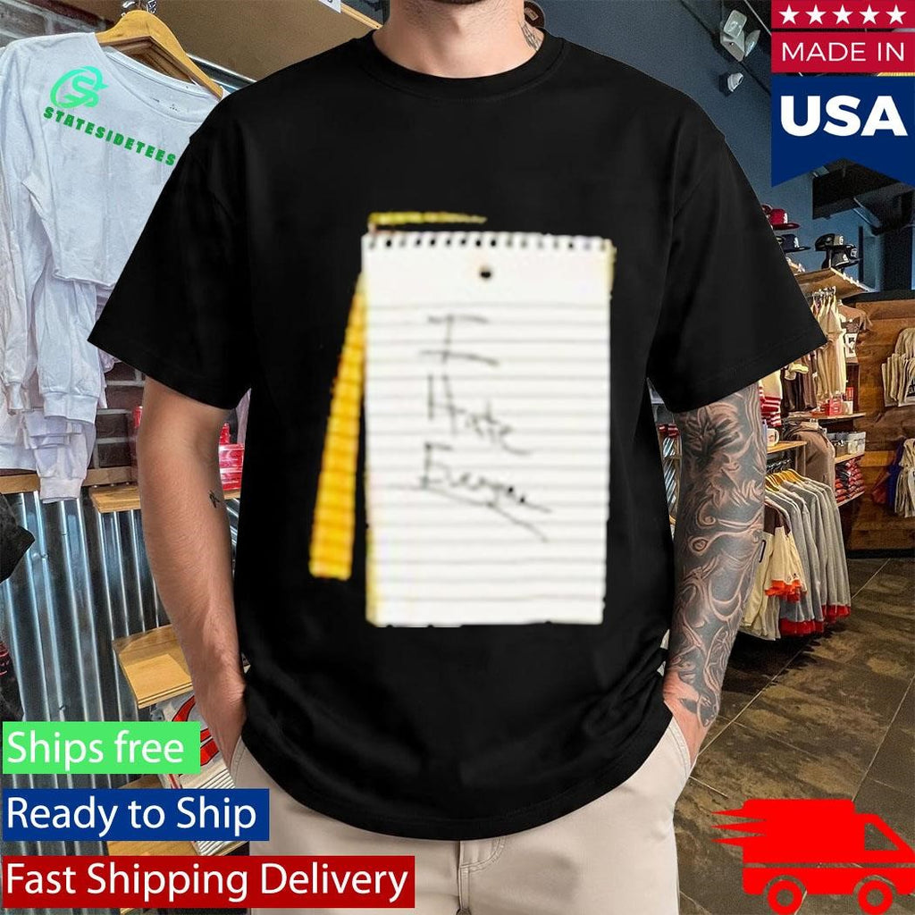 Little Miss Sunshine I Hate Everyone Shirt