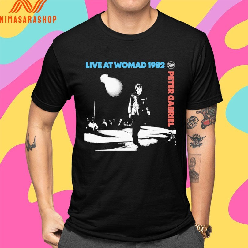 Live At Womad 1982 Peter Gabriel Shirts