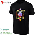 Live Laugh Launch rocket ship shirt