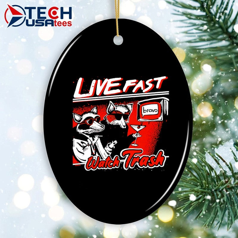Live fast watch trash bravo shirt