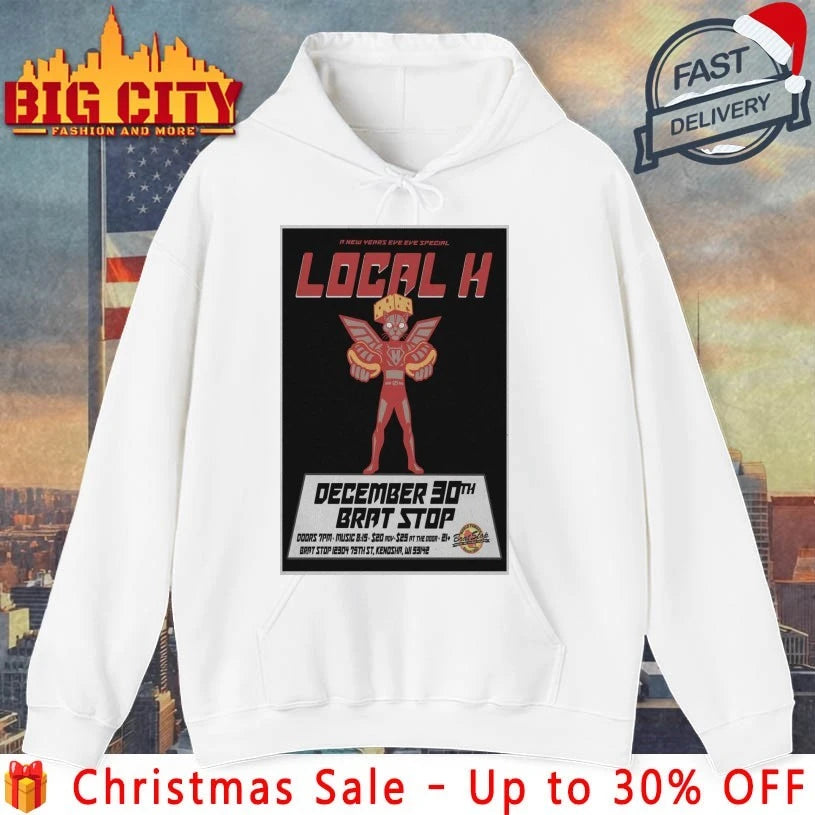 Local H Dec 30 2025 New Year’s Eve Concert Poster shirt