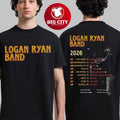 Logan Ryan Band 2026 Tour Texas Oklahoma And New Mexico City Dates Two Sided Shirt