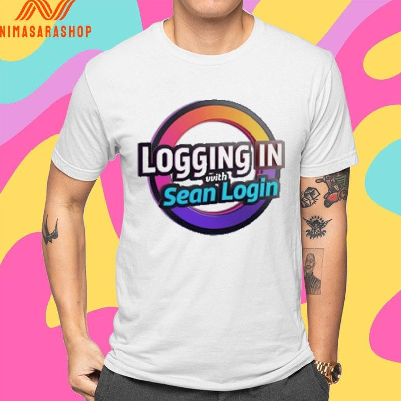 Logging In With Sean Login Logo Shirts