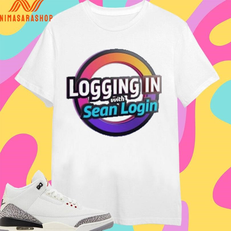 Logging In With Sean Login Logo Shirts