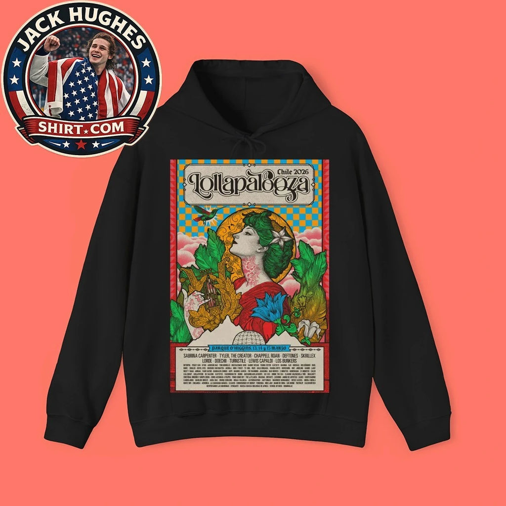 Lollapalooza Parque O’Higgins Chicago March 13-15 2026 Poster Shirt