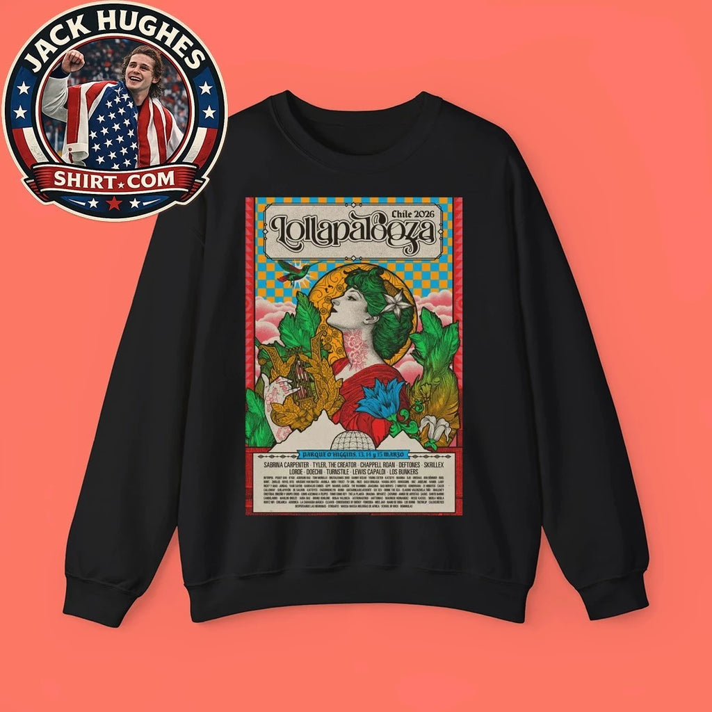 Lollapalooza Parque O’Higgins Chicago March 13-15 2026 Poster Shirt