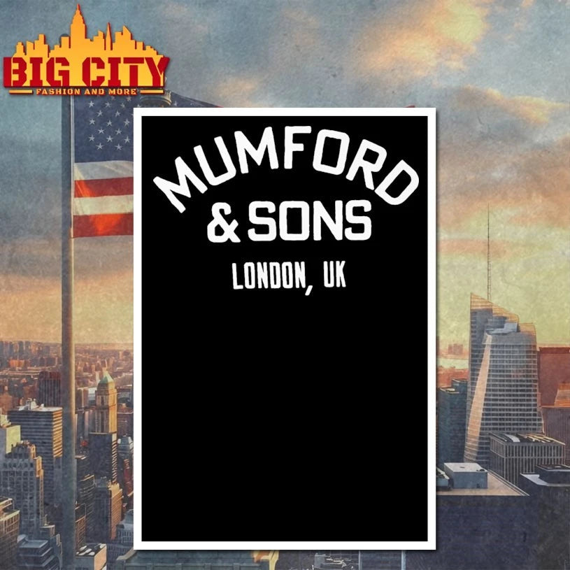 London UK Mumford &amp; Sons Logo Shirt