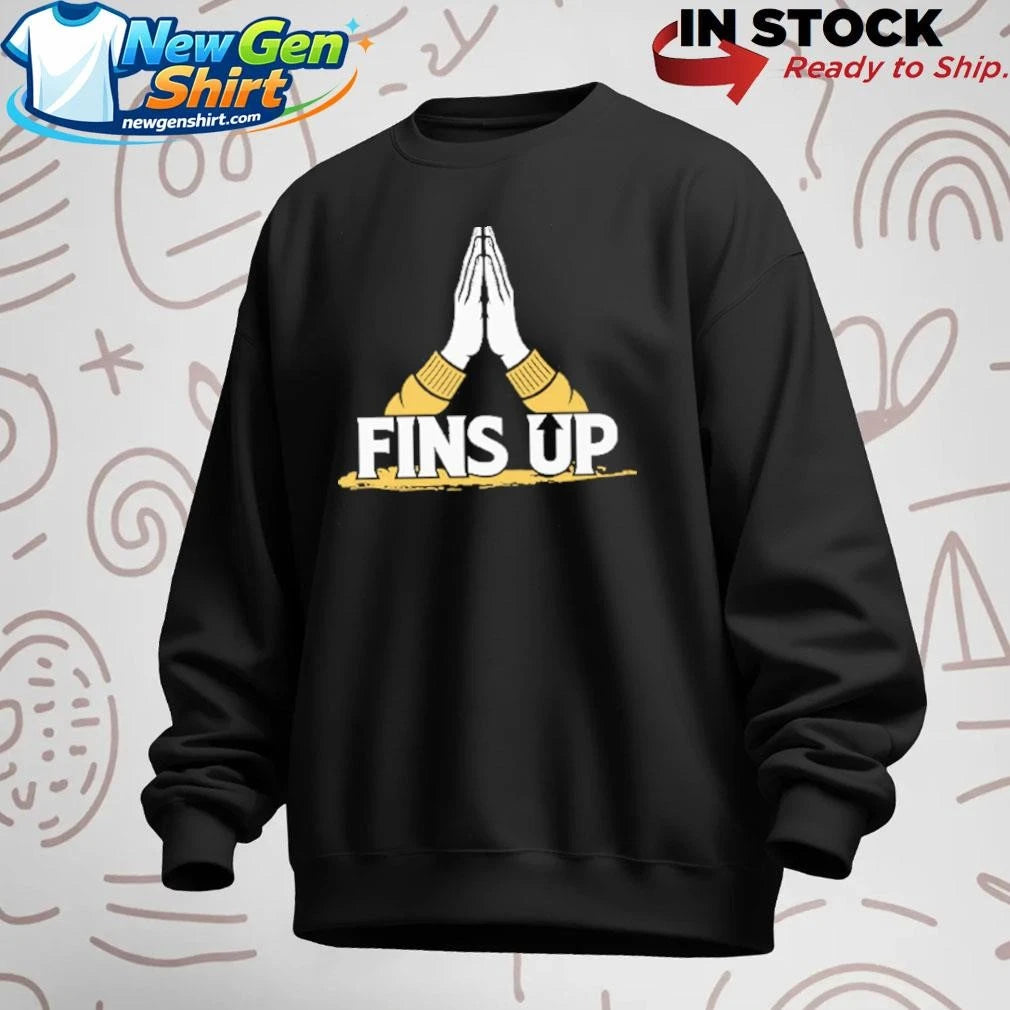 Long Island University Sharks Fins Up Shirt