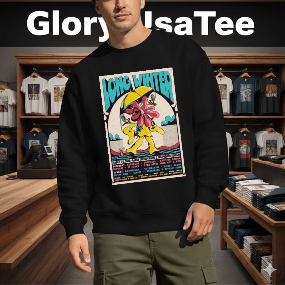Long Winter March 7-8,2026 Poster Geary Ave. Toronto, ON Shirt