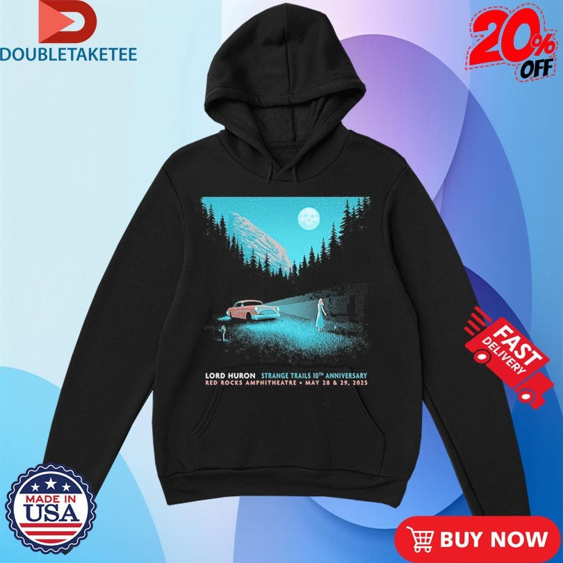 Official Lord Huron Morrison, CO Red Rocks Amphitheatre Event May 28 And 29, 2025 T-shirts