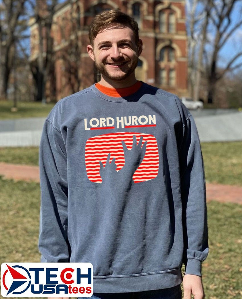 Lord Huron signals hand shirt