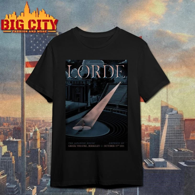 Lorde Berkeley Tour On Oct 19 2025 Poster Shirt
