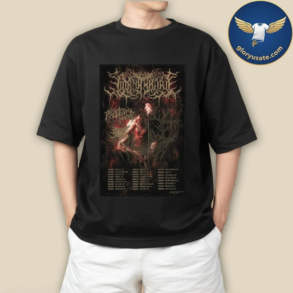 Lorna Shore North American Tour 2026 Poster Shirt